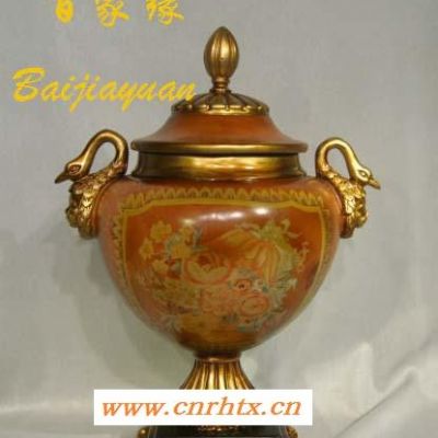 艺术品摆件 工艺品 树脂摆件 房间装饰品 圆形相框油画-75