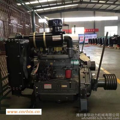 潍柴系列柴油机4105ZP  2000转63KW  带离合器皮带轮 固定动力柴油机 水泥罐车柴油机 水泥罐车用柴油机