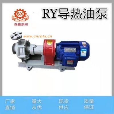 森鑫公司专业生产 高温电动RY20-20-125耐高温导热油循环泵 卧式导热油泵 塑料导热油泵