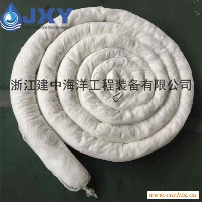 JXY嘉兴定制10m白色吸油拖栏吸油棉条